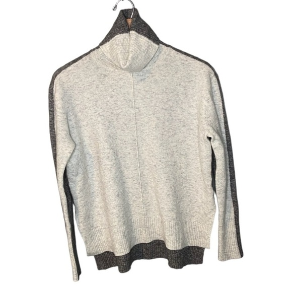 Athleta Extra Fine Merino Wool Transit Colorblock Turtleneck - Picture 3 of 12